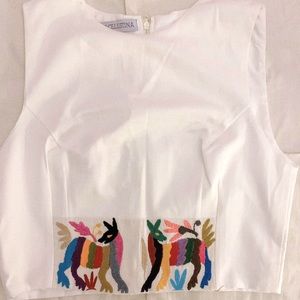 Hand Embroidered Crop Top | Made in Mexico